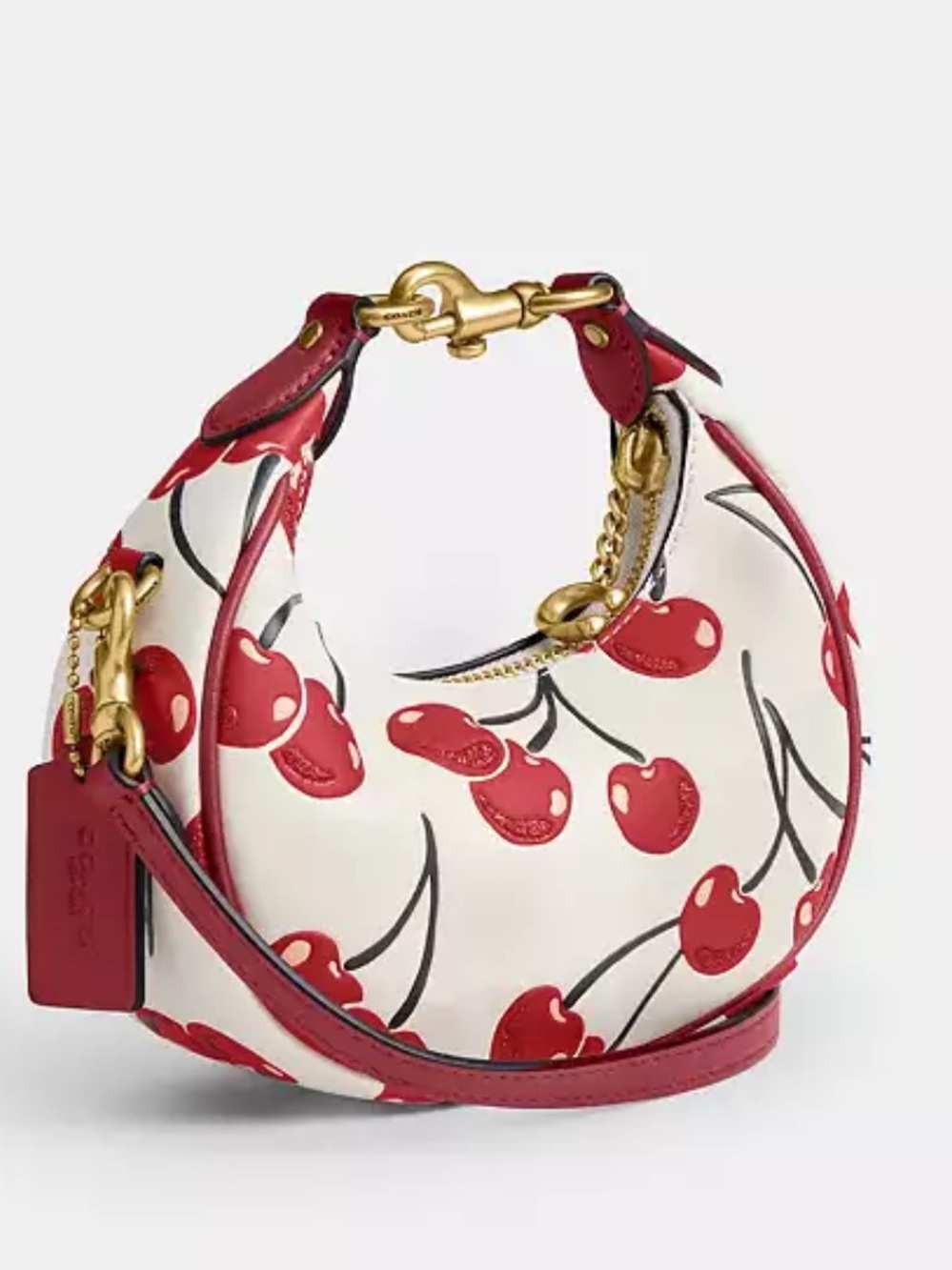 Coach Cherry-Print Jonie NWT - Picture 2 of 10